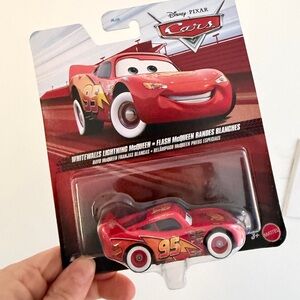 Disney Pixar Cars Whitewalls Lightning McQueen